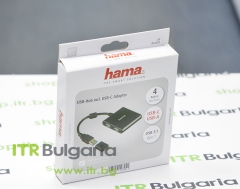 Hama 4-Port USB 3.1 Hub with USB-C Adapter Brand New